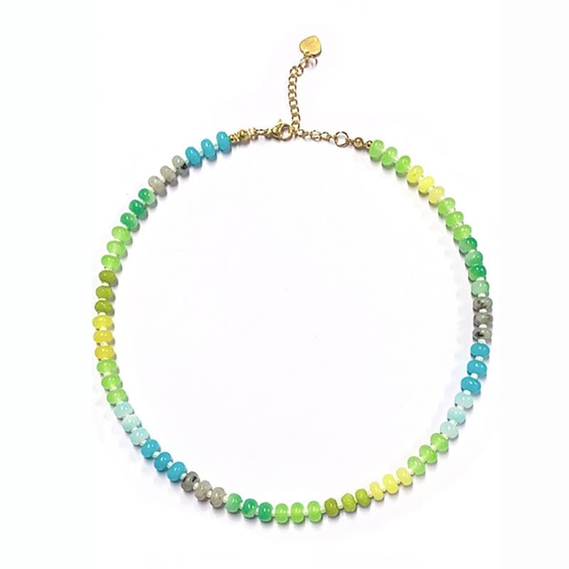 Rainbow Crystal Energy  Necklace