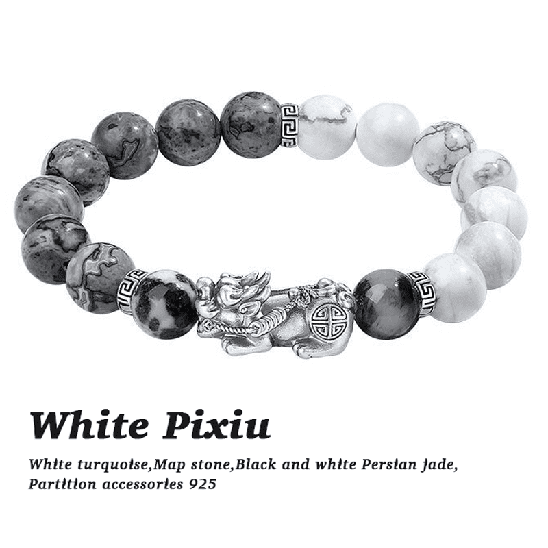 Taiji Sterling Silver Pixiu Bracelet