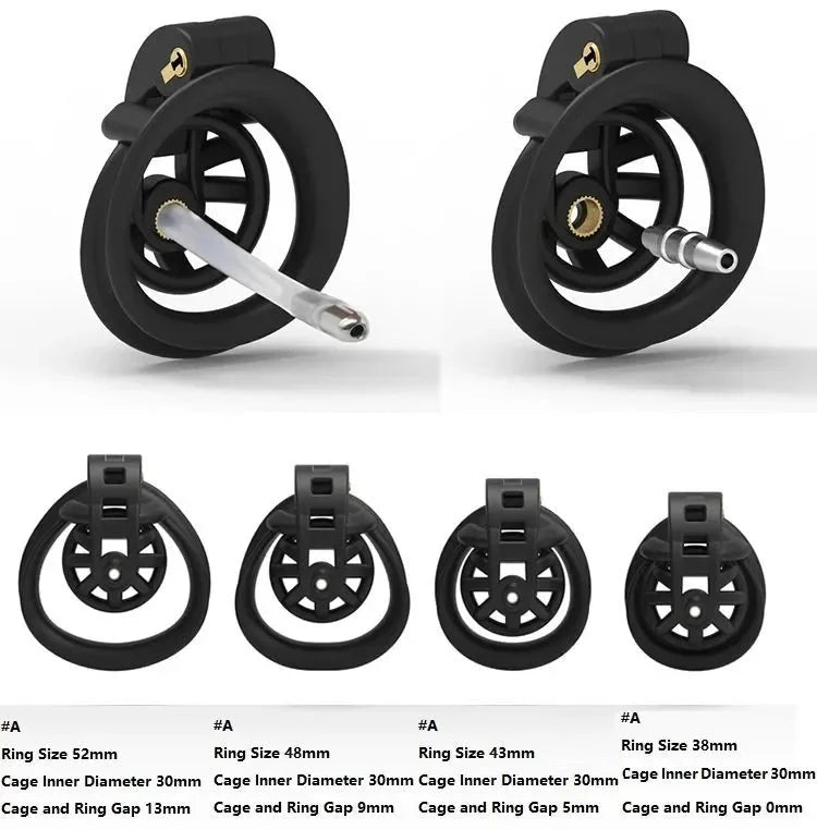 3d Cobra Smallest Chastity Cage with Catheter - YJS011 - YDressup