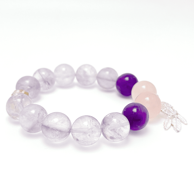 Elycharm Fire Element & Amethyst Quartz Fengshui Healing Bracelet