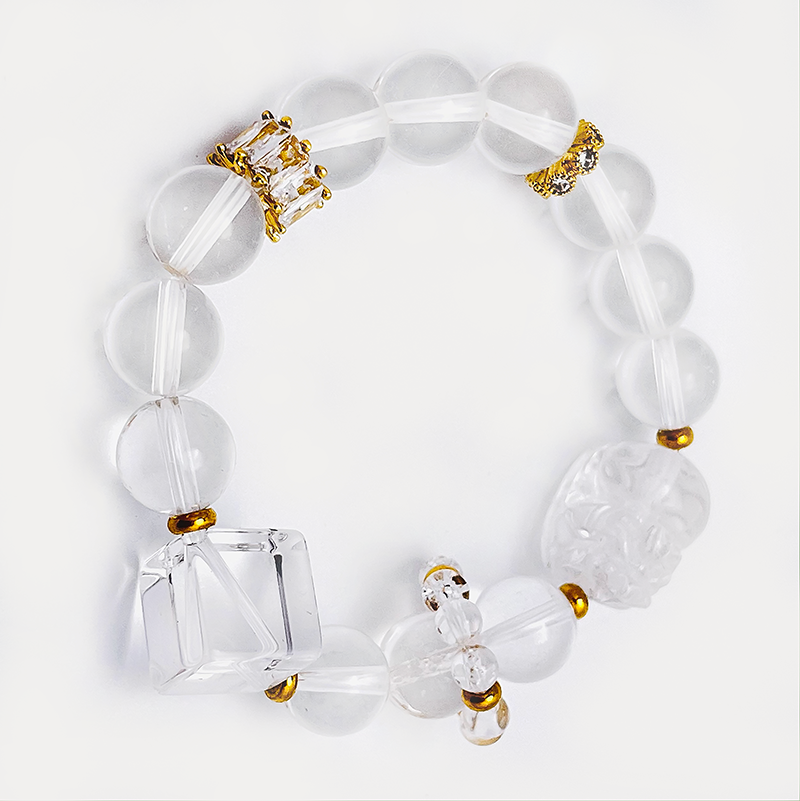 Rock Crystal Fengshui Healing Bracelet