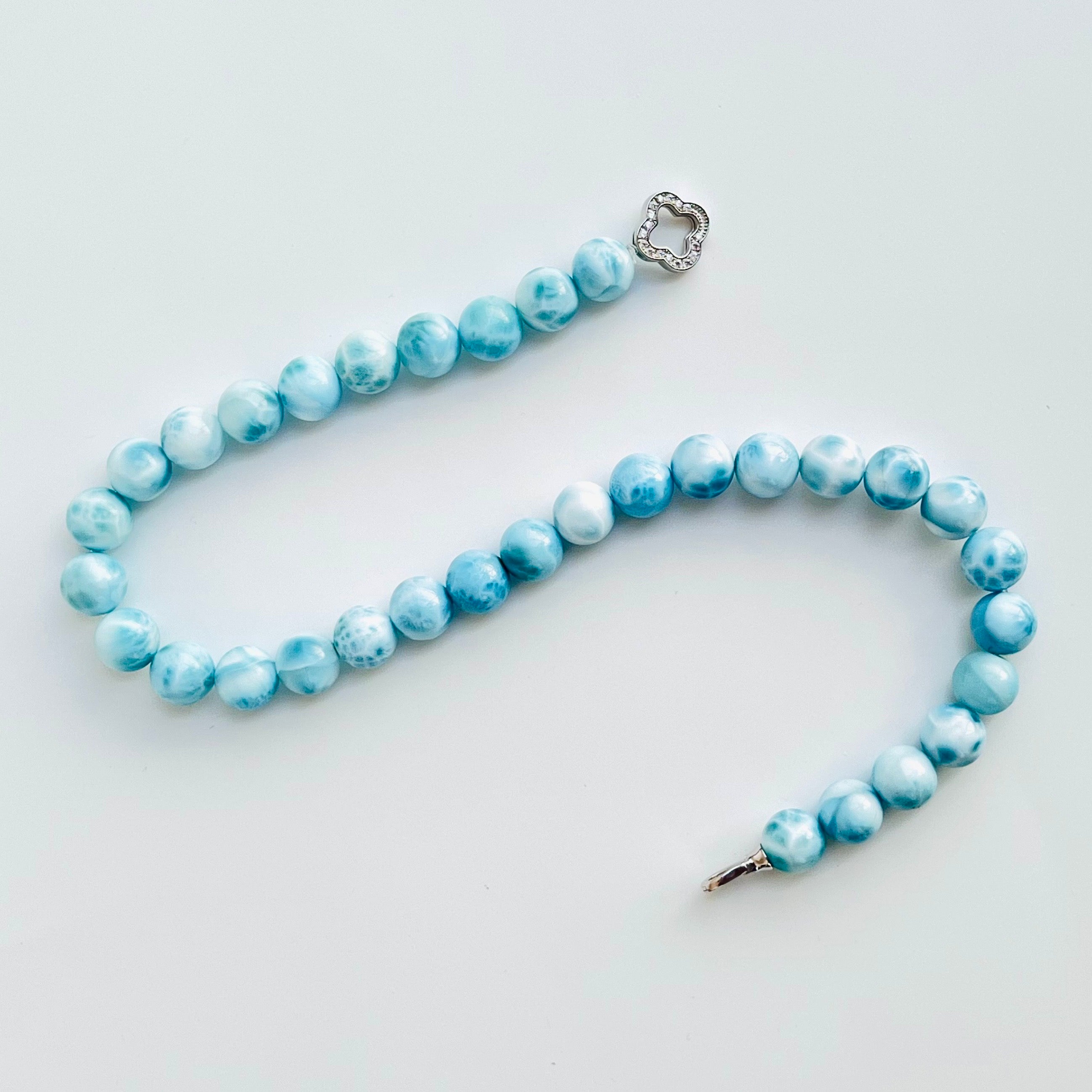 Elycharm Fire Element & Larimar Fengshui Healing Necklace