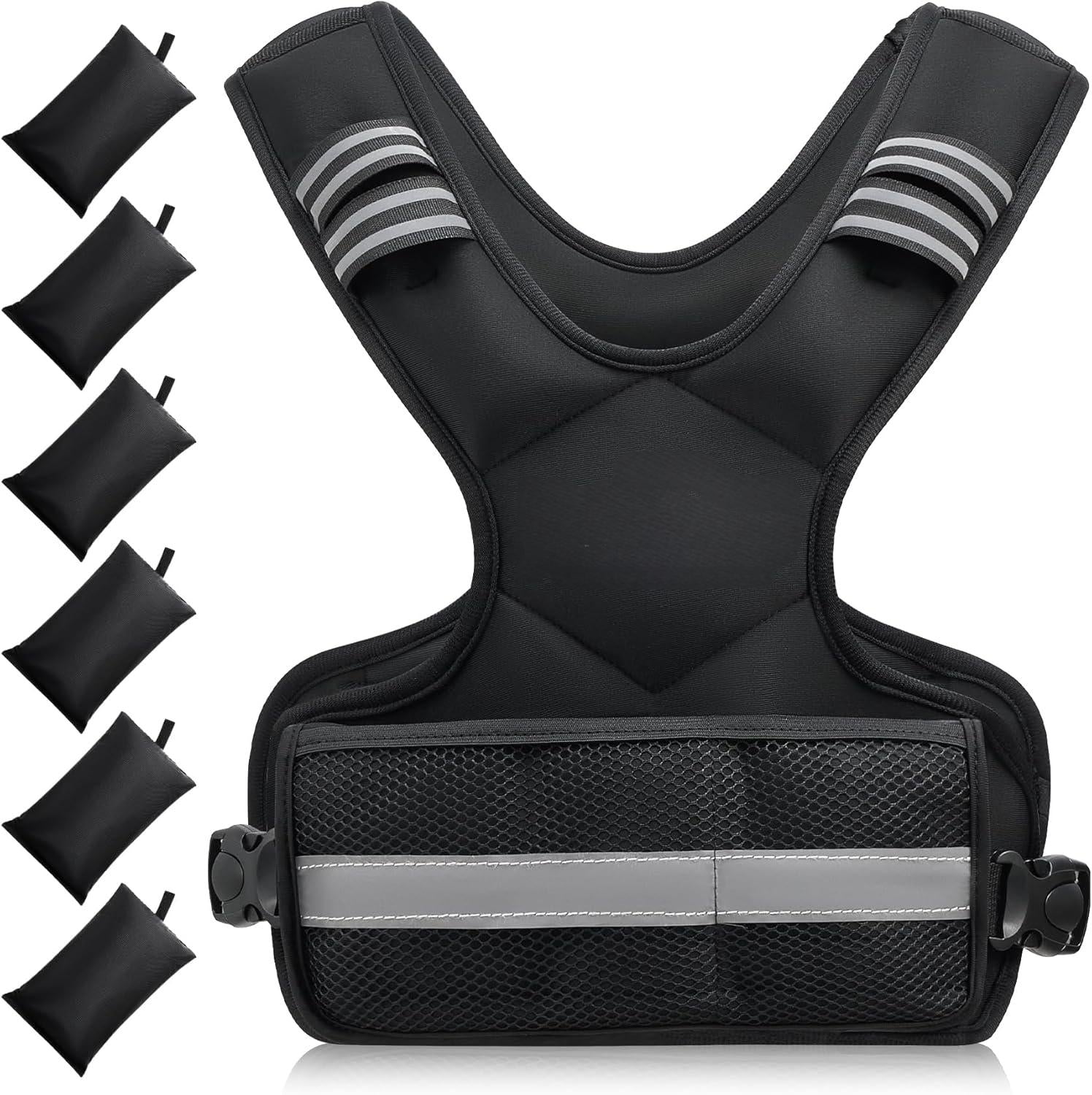 Weighted Vest for Men and Women Vest with 6 Ironsand Weights