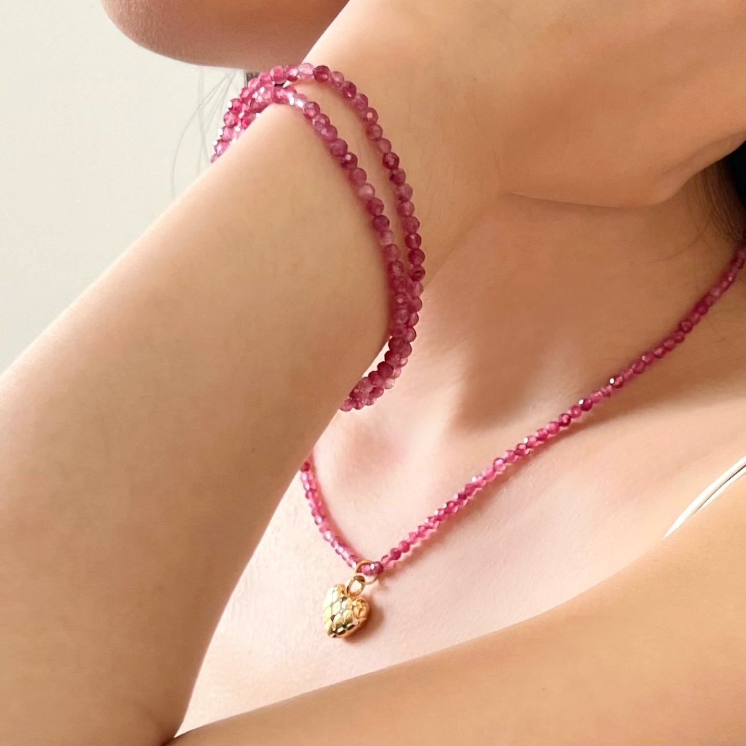 Elycharm Fire Element & Rhodonite Fengshui Healing Bracelet