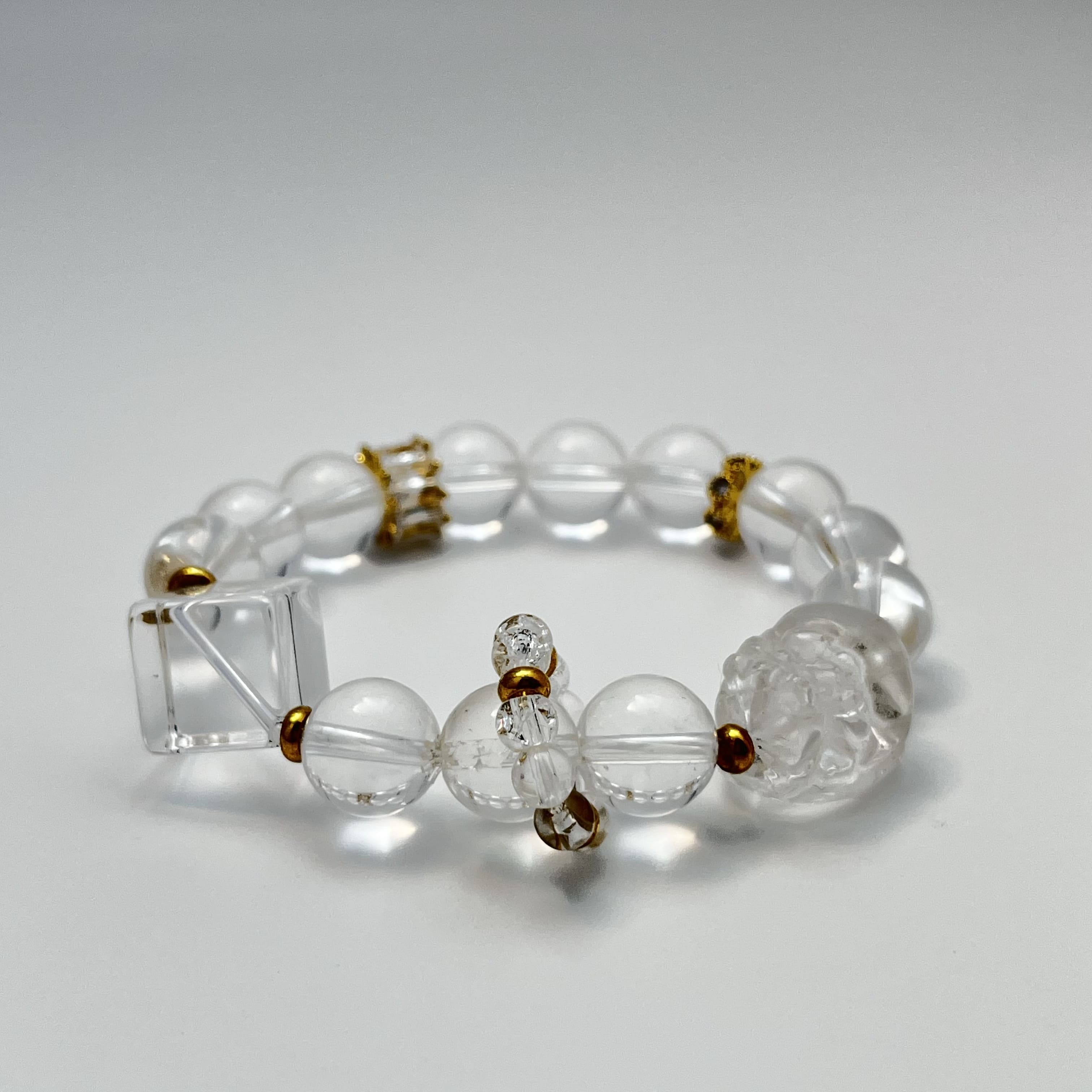 Rock Crystal Fengshui Healing Bracelet