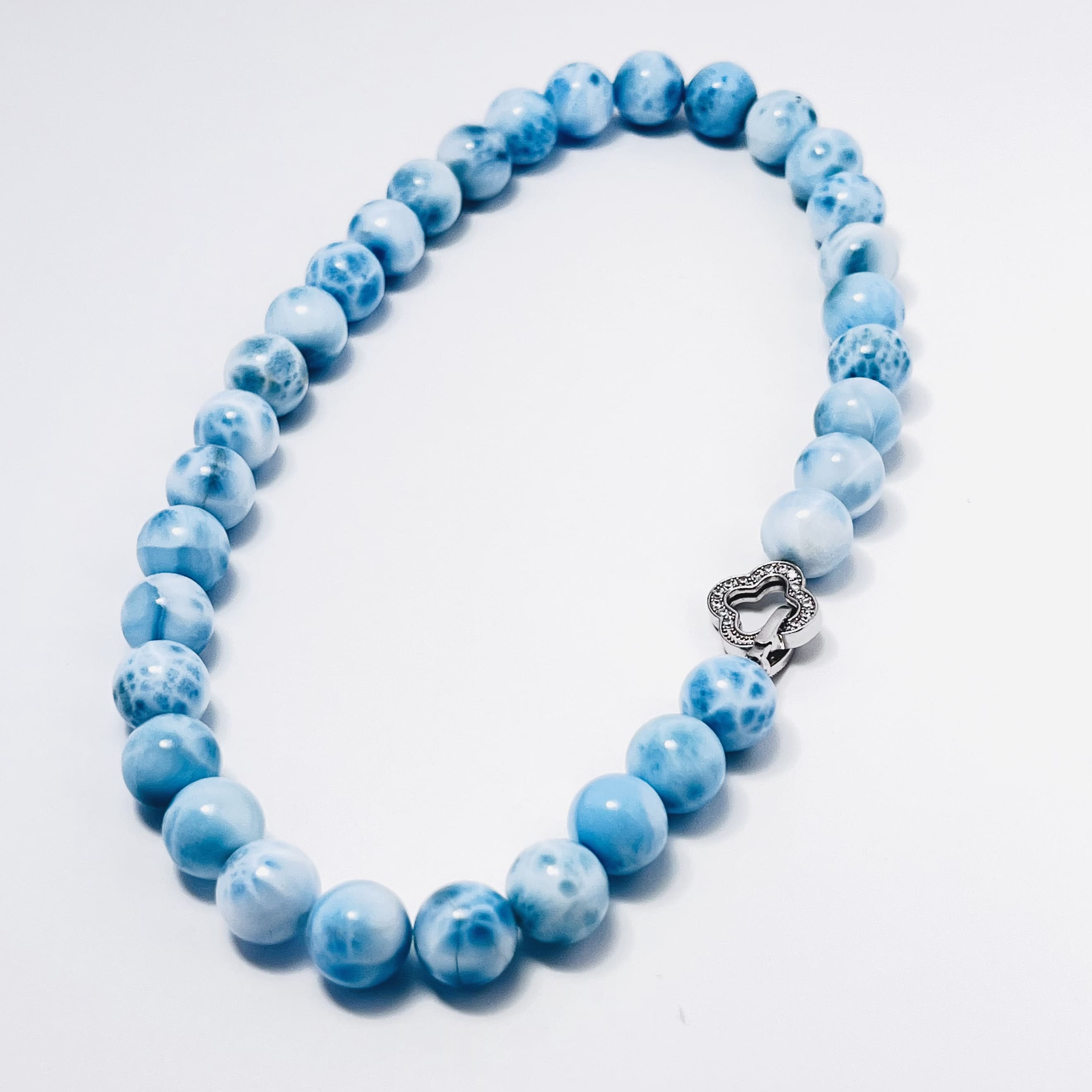 Elycharm Fire Element & Larimar Fengshui Healing Necklace