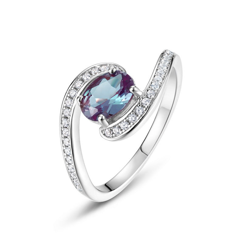 Elycharm Wood Element & Alexandrite Fengshui Rings