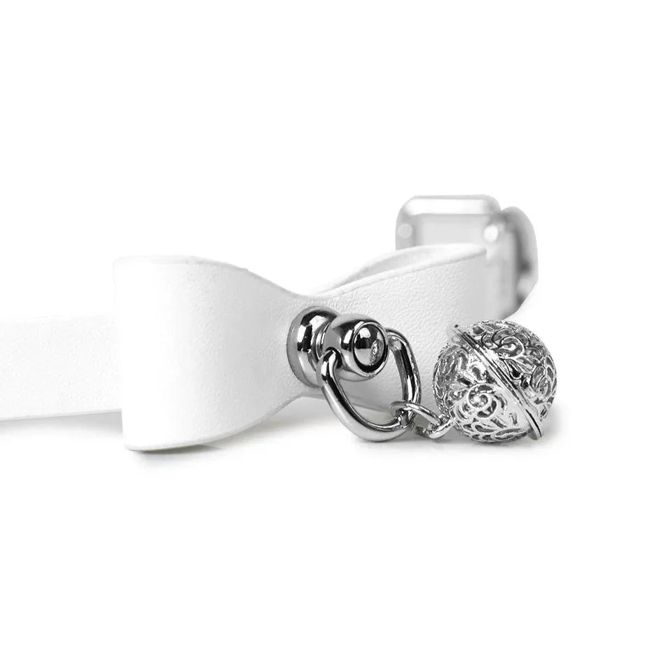 Adjustable PU Leather Training Choker with Palace Bell - PJ035 - YDressup