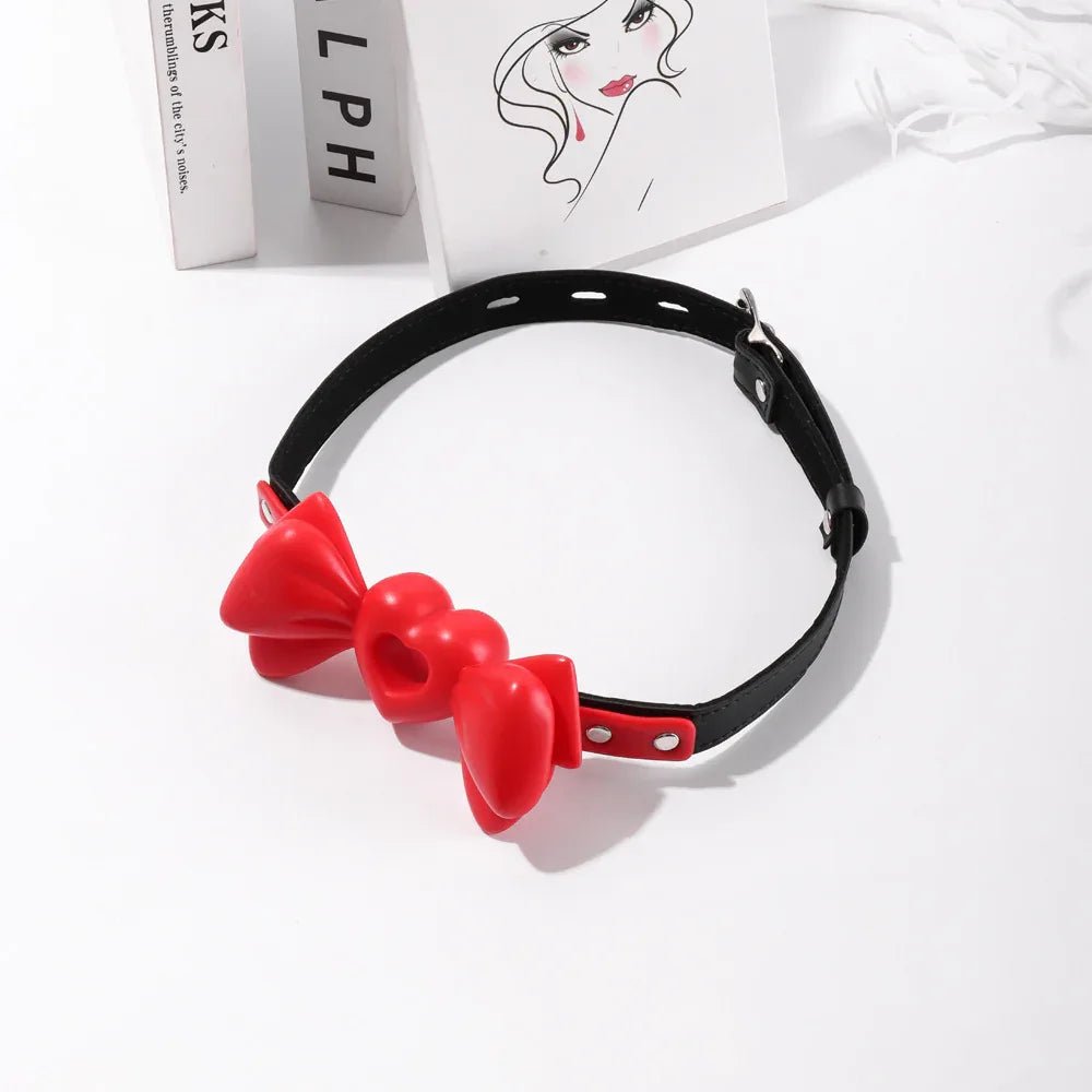 Adult Erotic Toy Heart - shaped Bow Gag SM Bondage Gear - PJ028 - YDressup