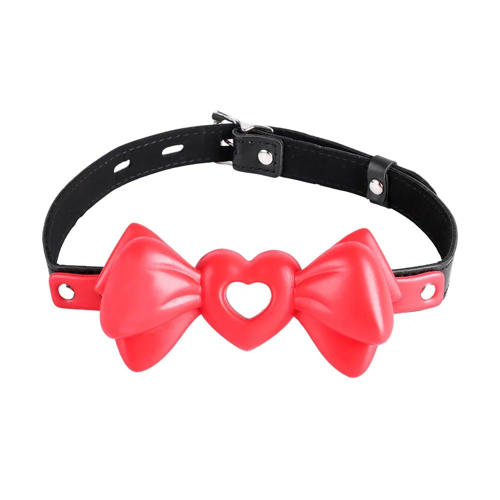 Adult Erotic Toy Heart - shaped Bow Gag SM Bondage Gear - PJ028 - YDressup