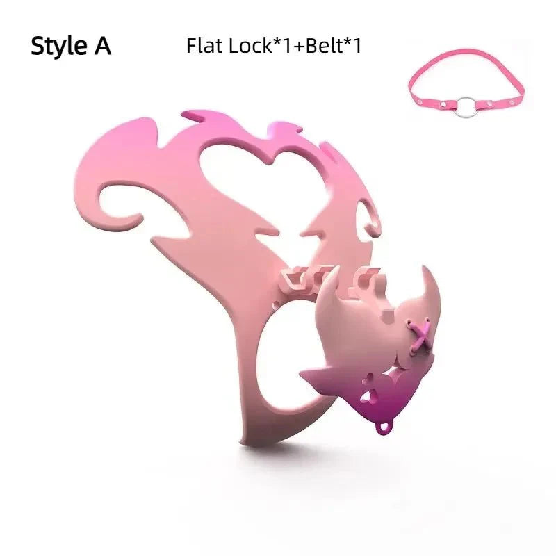 Angel 3D Sissy Chastity Cage - YJS007 - YDressup