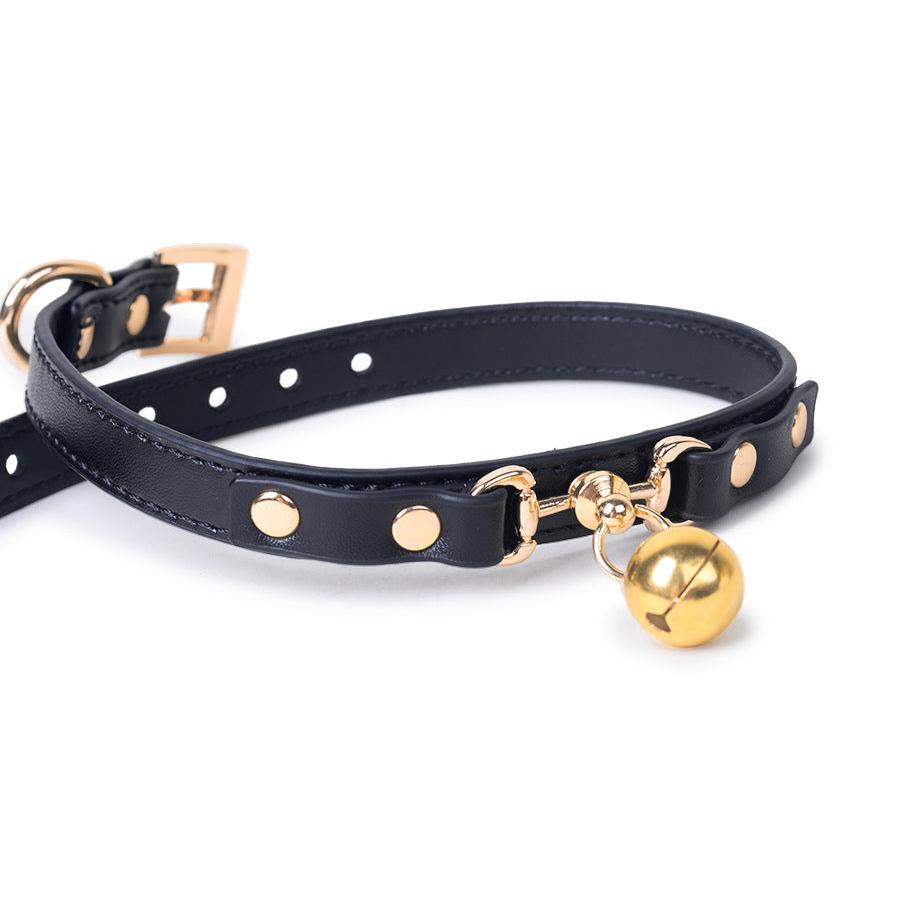 Bells Choker Collar with Leash - PJ038 - YDressup