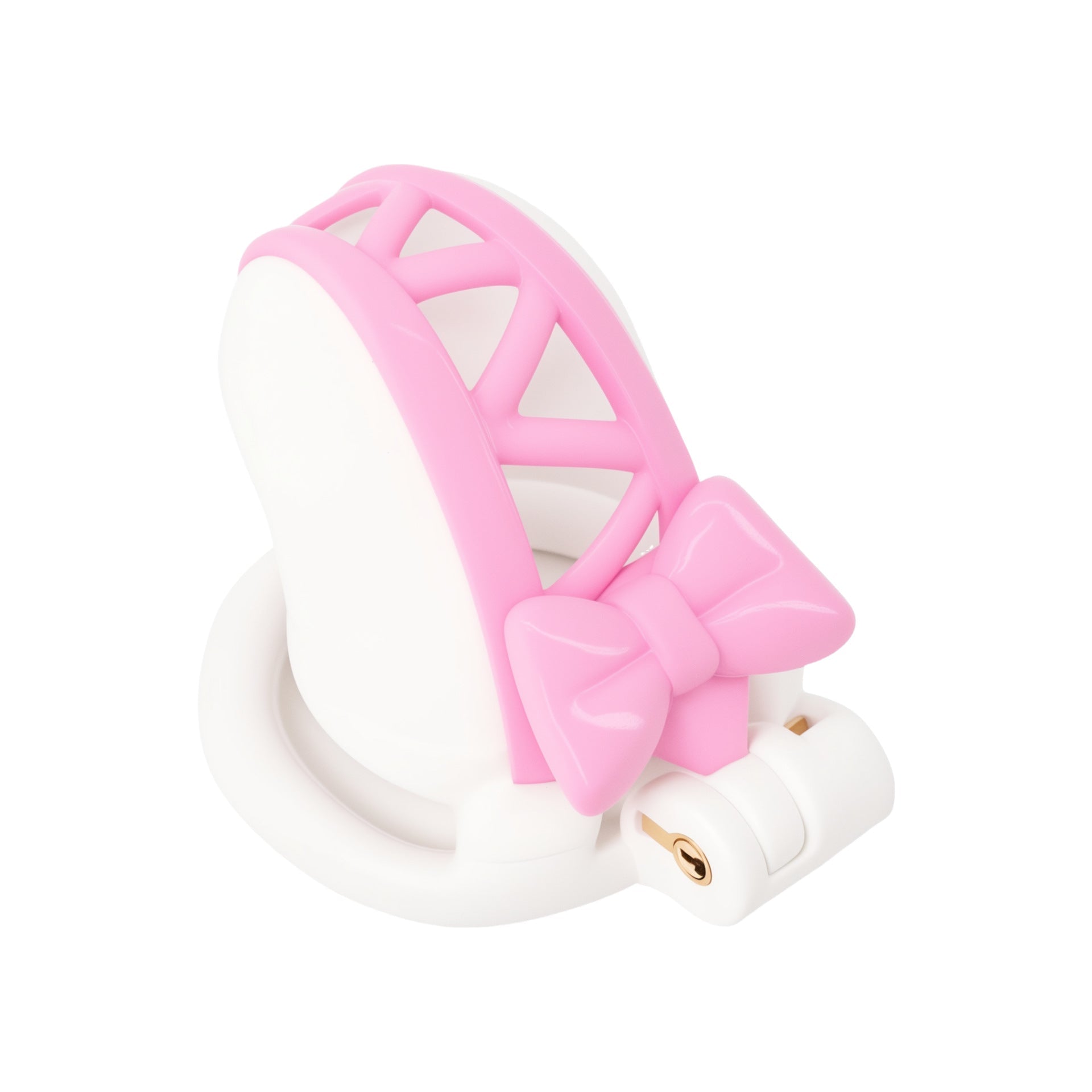 Bicolor Bow Chastity Cage - YJS002 - YDressup
