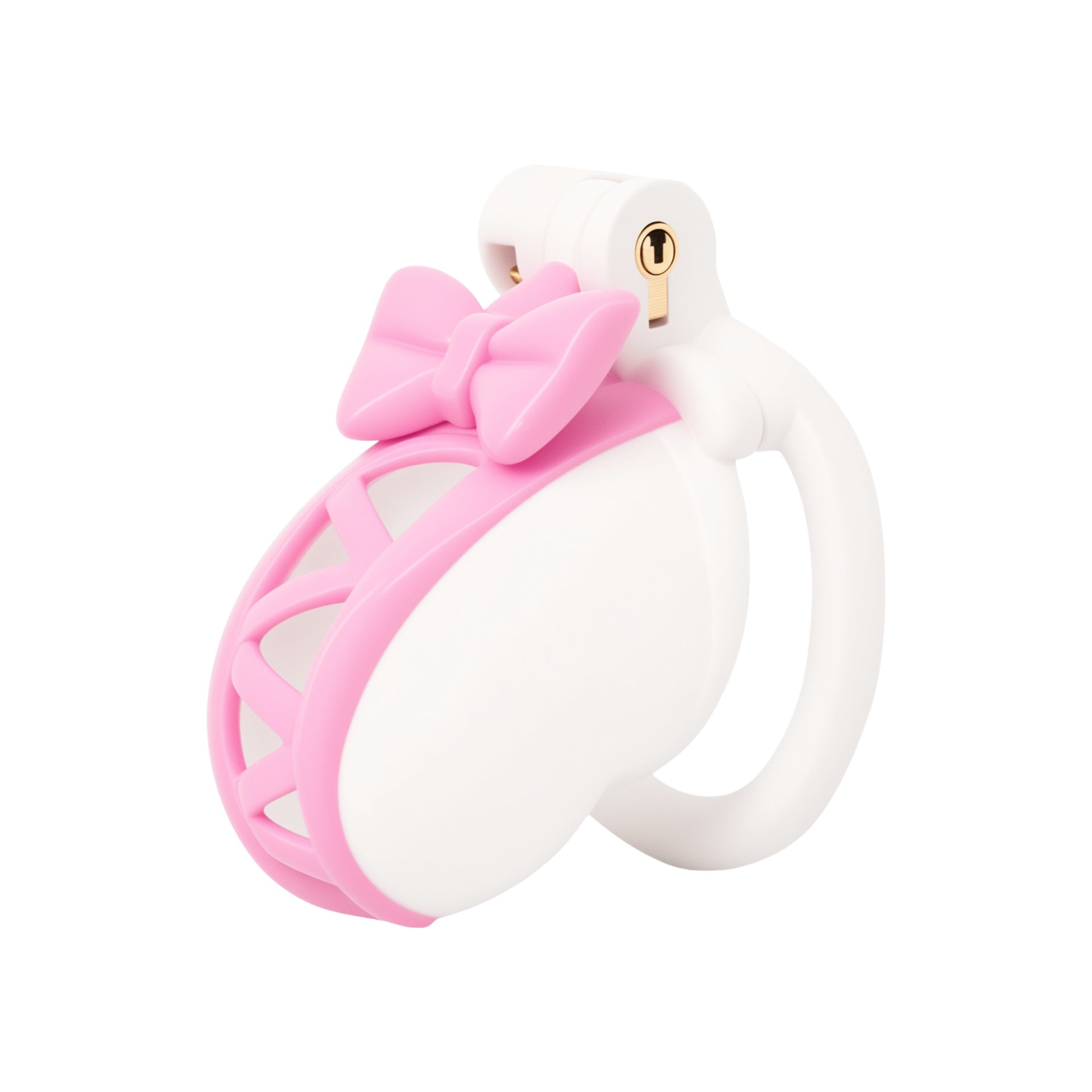 Bicolor Bow Chastity Cage - YJS002 - YDressup