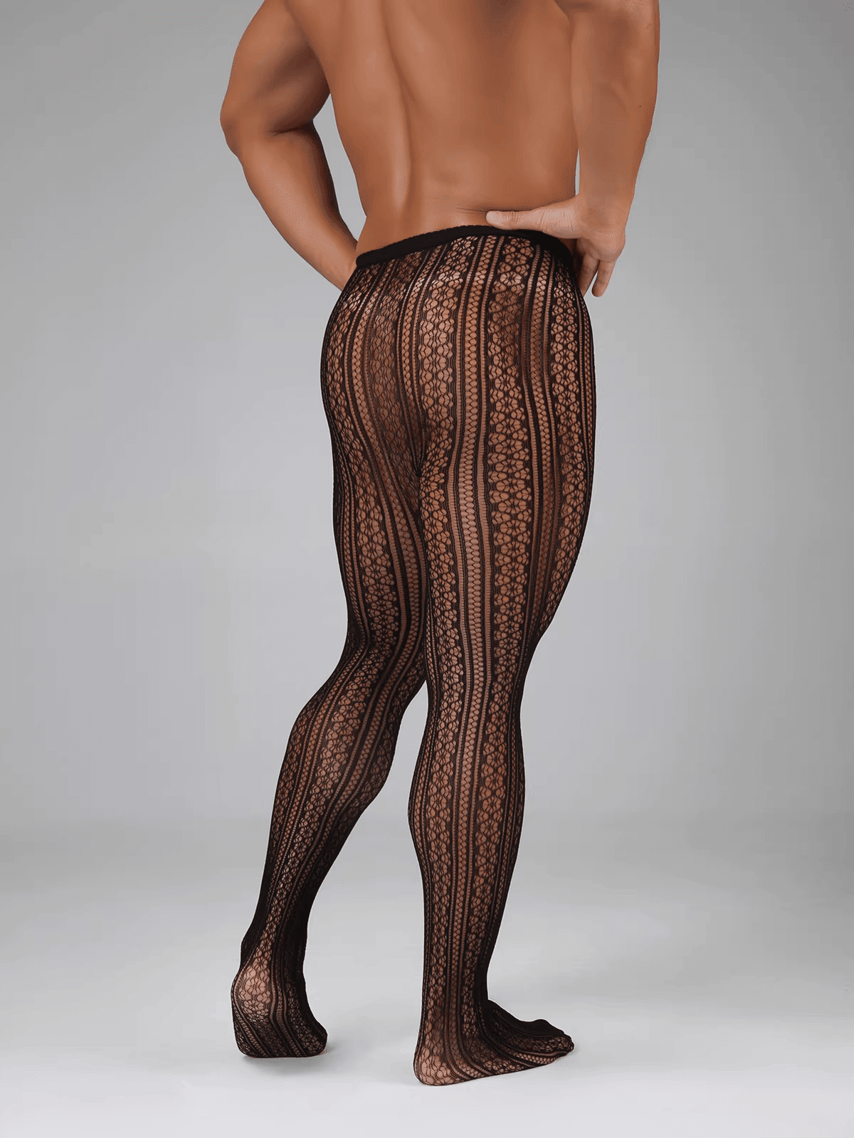 Black High Waist Net Pantyhose - CW051 - YDressup