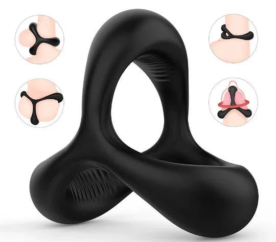 Black Silicone Y - Ring - PJ015 - YDressup