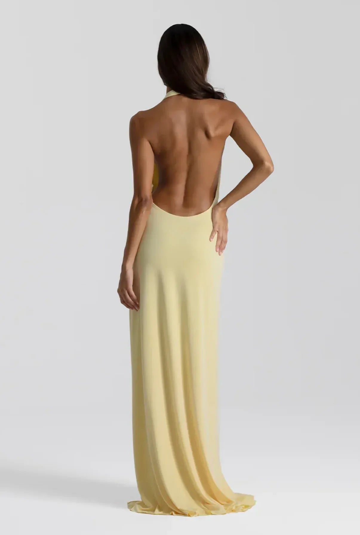 Lace Bodice Contrast Maxi