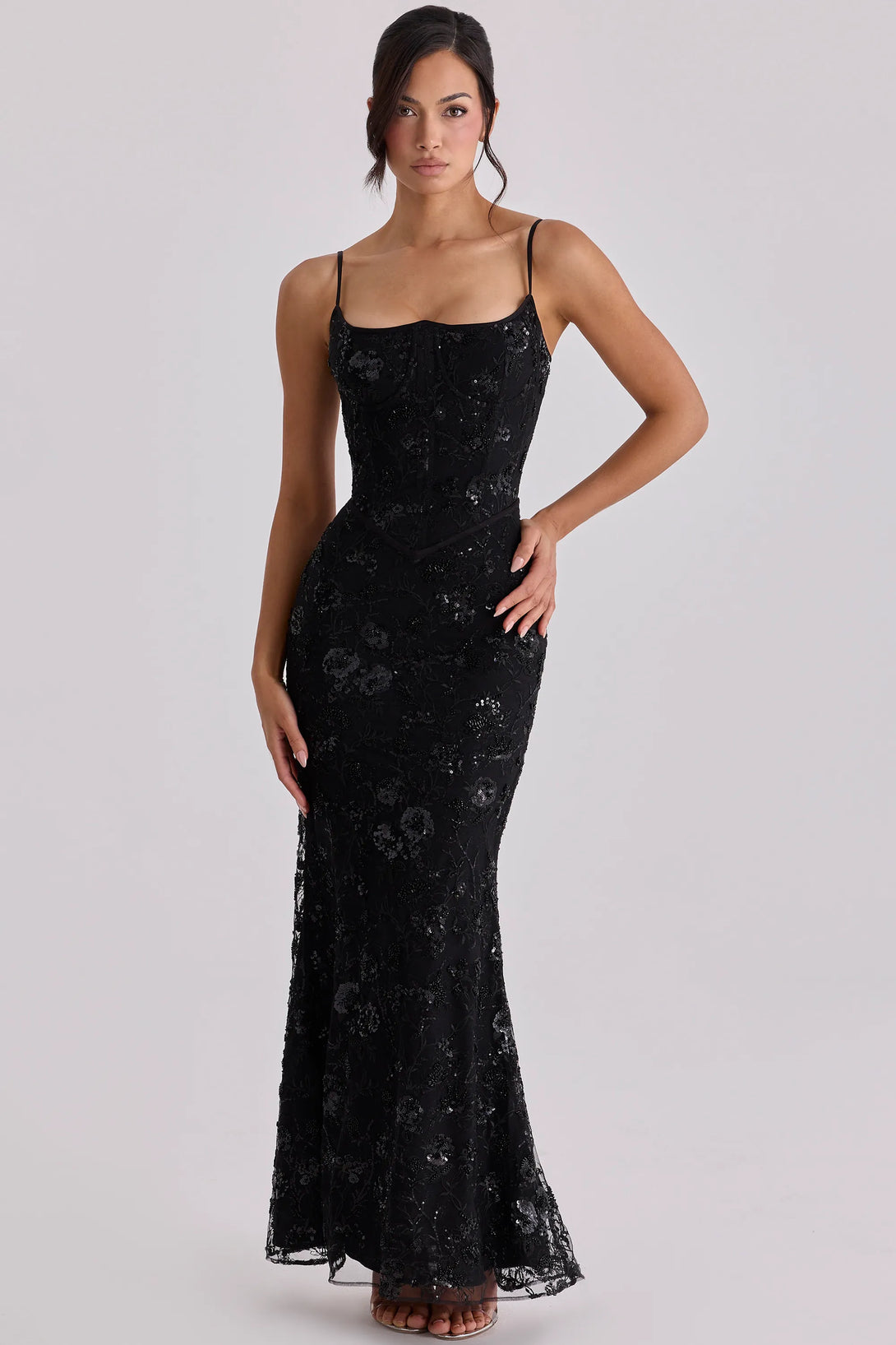 maila lace corset maxi dress Kalila Corset Maxi Dress
