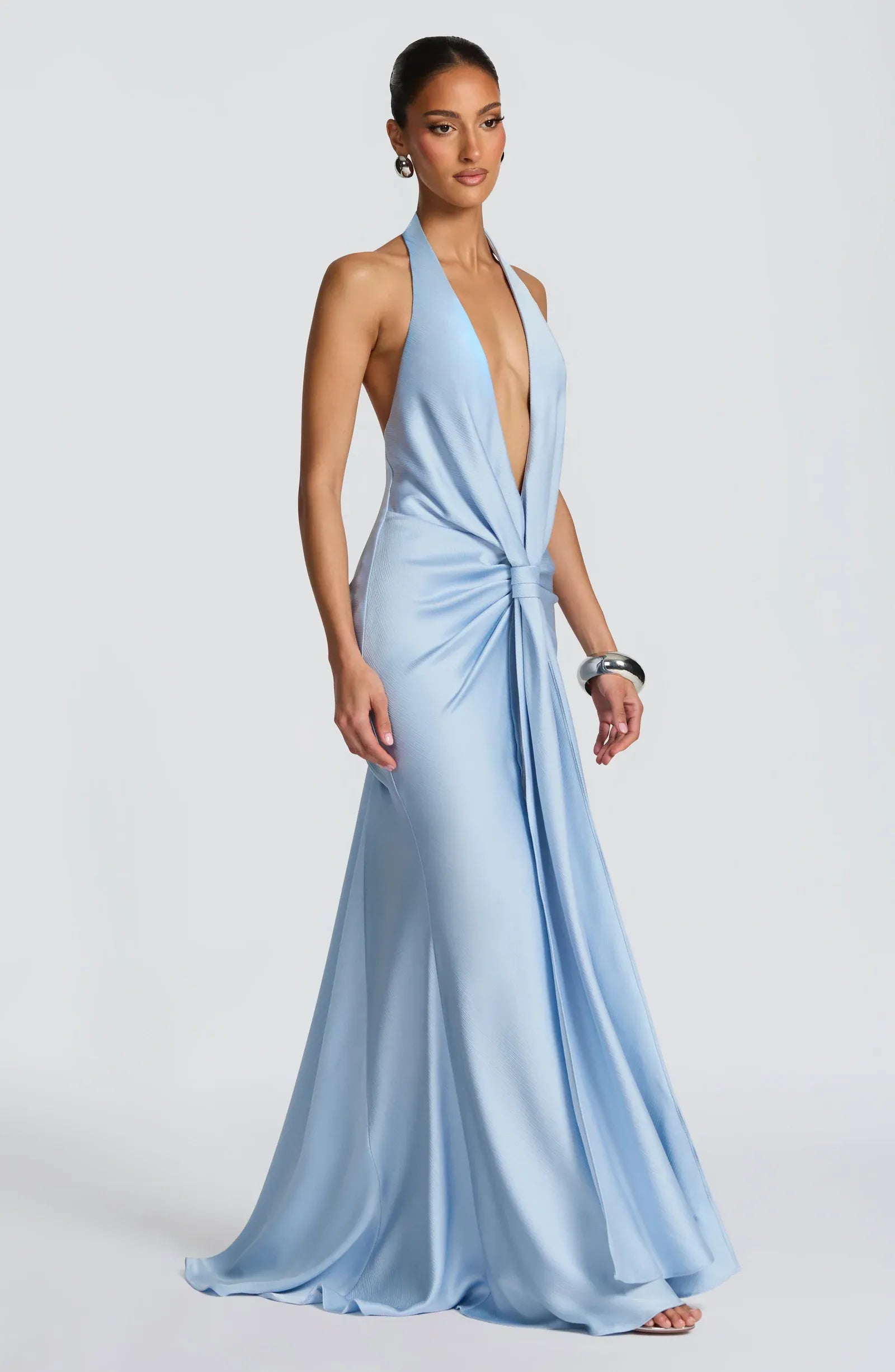 Corset Drape Scarf Maxi