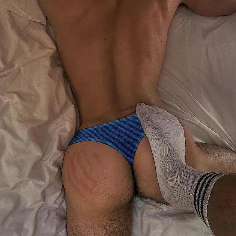 Ultra - Soft Men's Thong with Supportive Pouch - DZK008 - YDressup